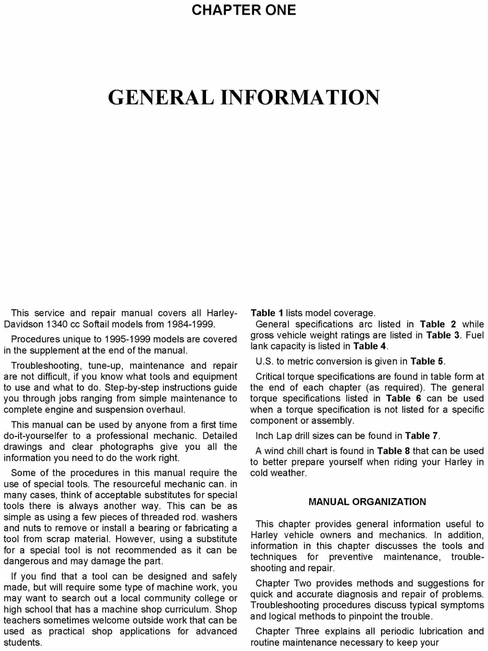 Product picture 1984-1999 Harley Softail Repair Manual.pdf